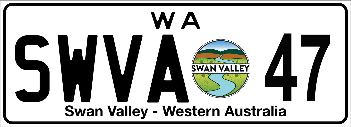 SWVA Number plate 47