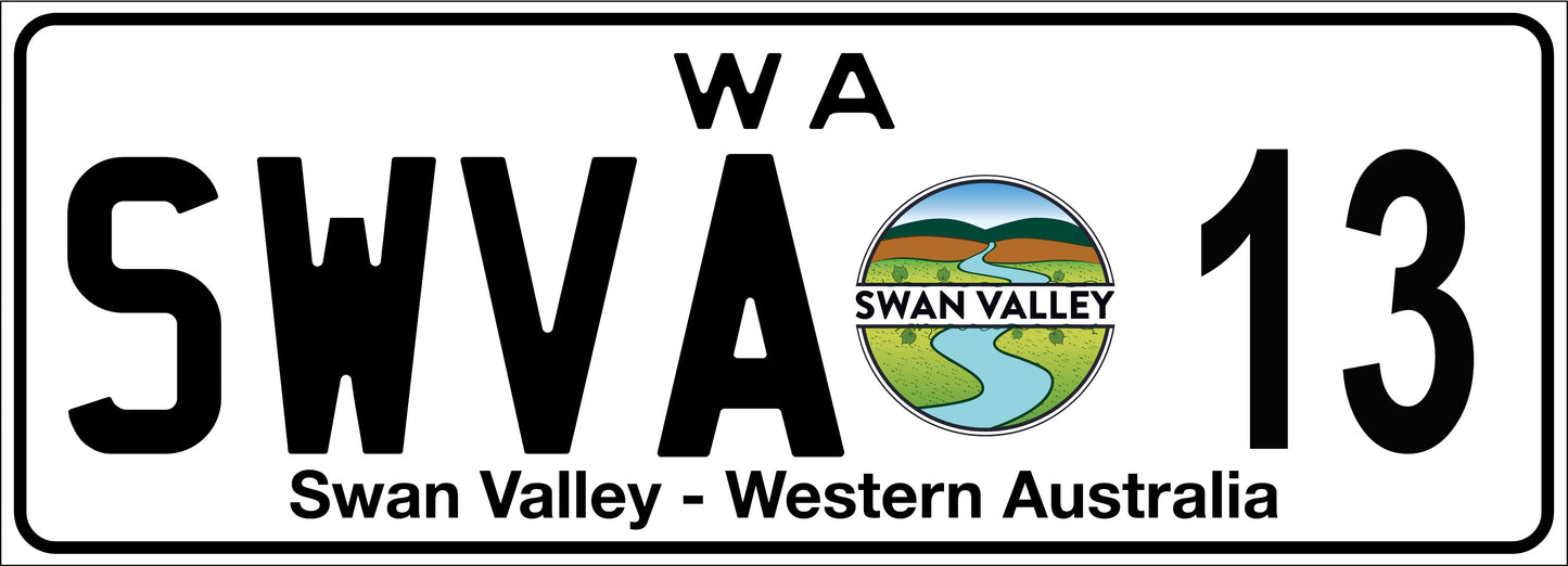 SWVA Number plate 13