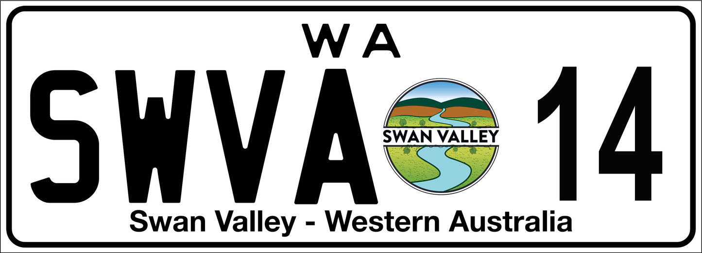 SWVA Number plate 14