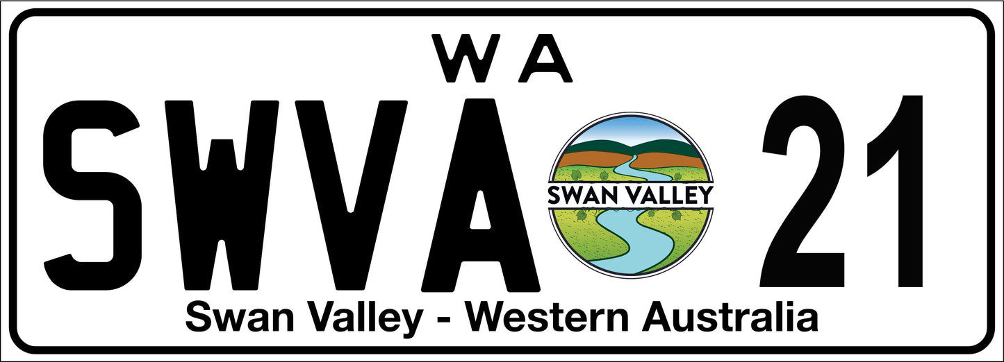 SWVA Number plate 21