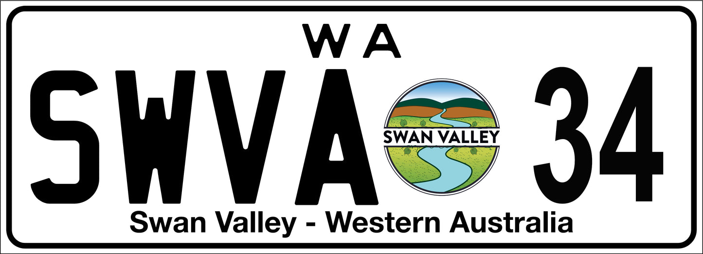 SWVA Number plate 34