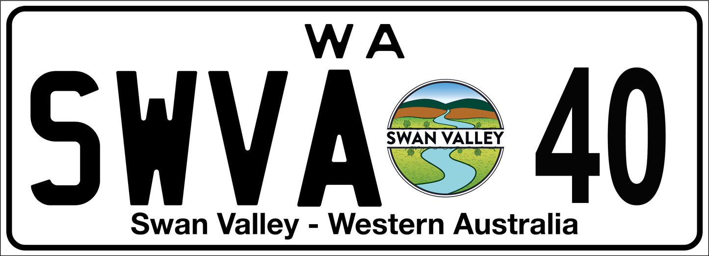 SWVA Number plate 40