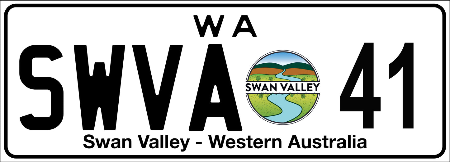 SWVA Number plate 41