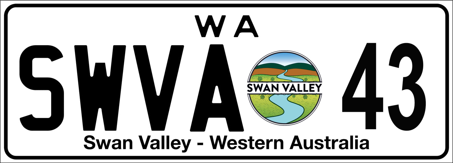 SWVA Number plate 43