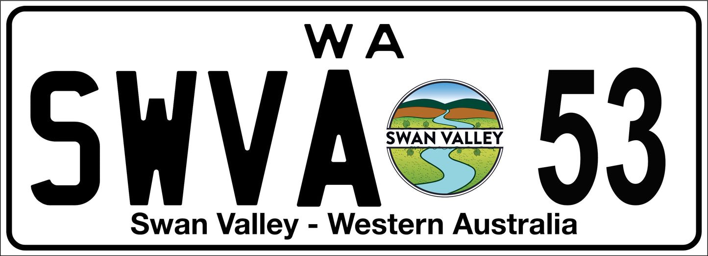 SWVA Number plate 53