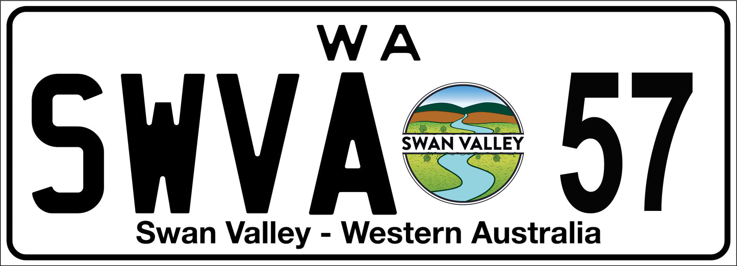 SWVA Number plate 57