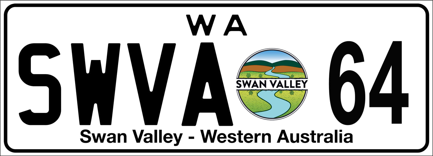 SWVA Number plate 64