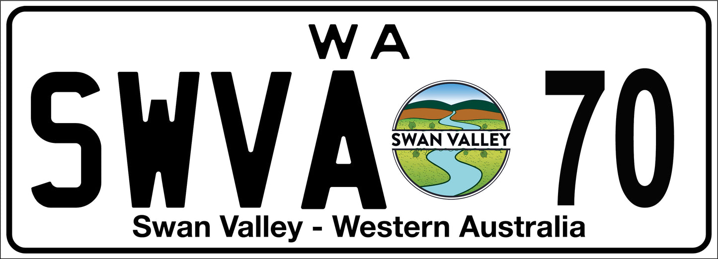 SWVA Number plate 70