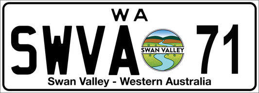 SWVA Number plate 71