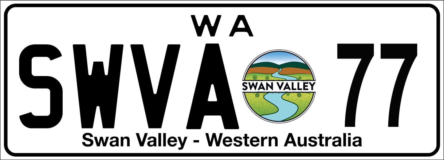 SWVA Number plate 77