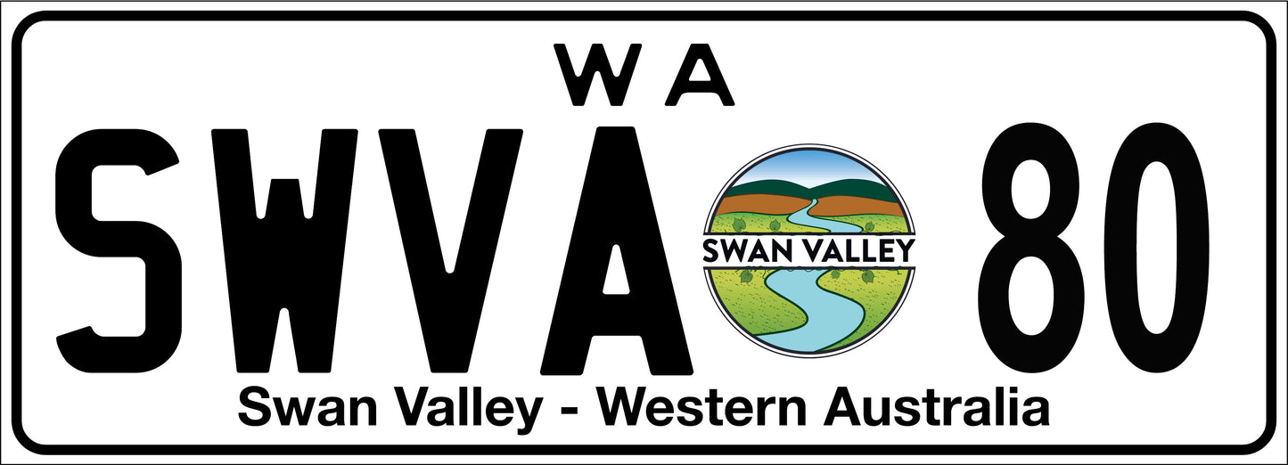 SWVA Number plate 80