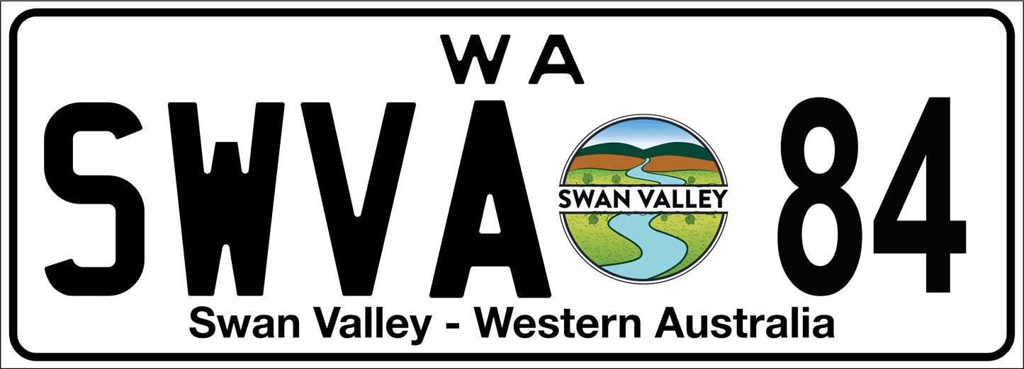 SWVA Number plate 84