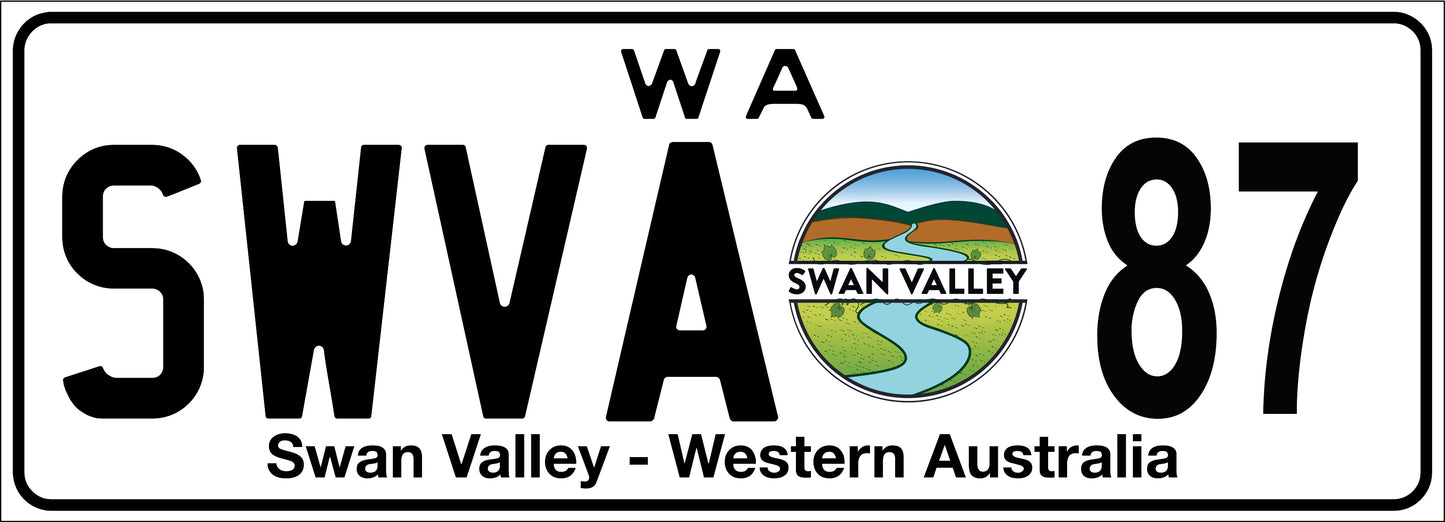 SWVA Number plate 87