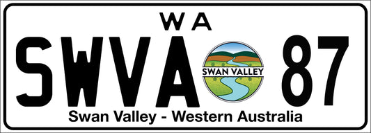 SWVA Number plate 87