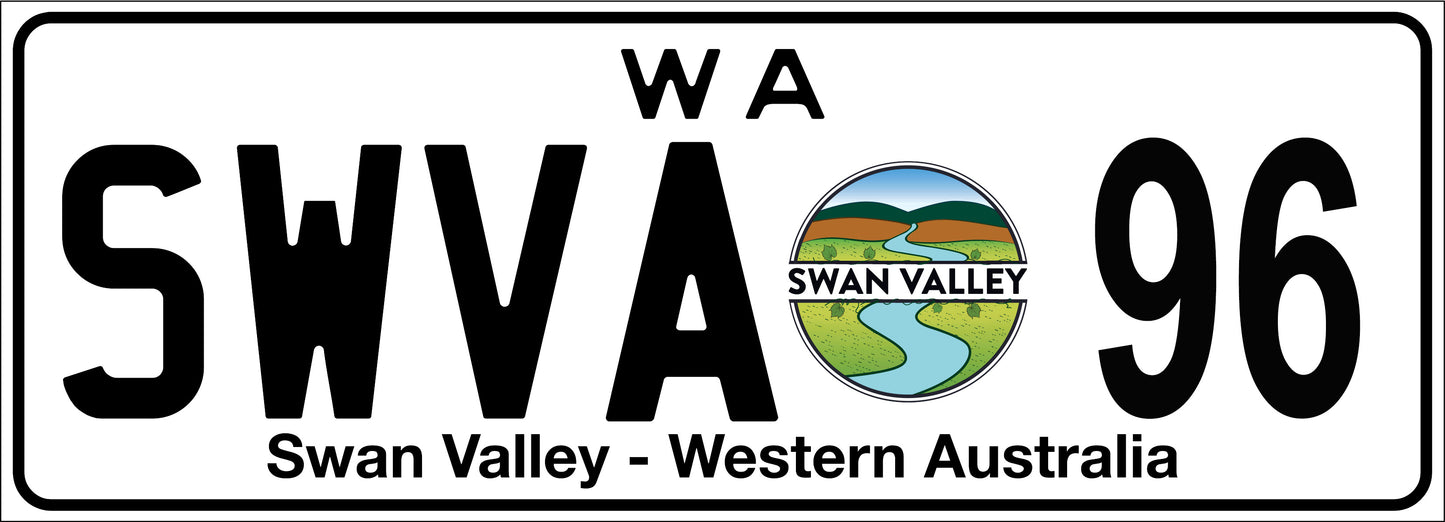 SWVA Number plate 96